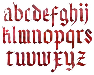 Vintage gothic font