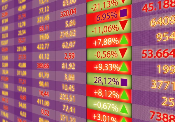 Austausch Analyse Finanzstatistiken Geschäftsbericht — Stockfoto