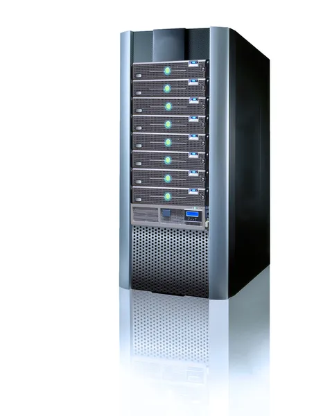 Isolierter Server Auf Weißem Hintergrund — Stockfoto