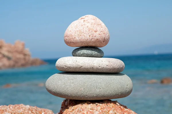 Piedras apilables zen — Foto de Stock