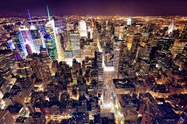 View of Manhattan from The Empire State Building, New York City, clipart