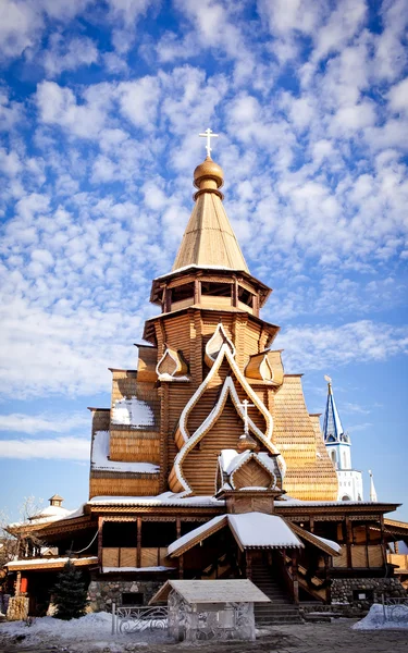 Оформлені вежі в Кремлі в Ізмайлово — стокове фото