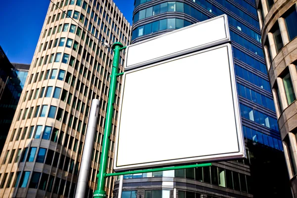 stock image Big blank advertising construction