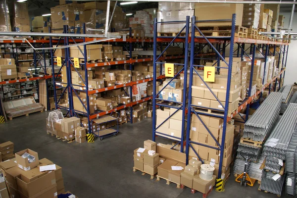 Inside a warehouse 2 — Stock Photo, Image