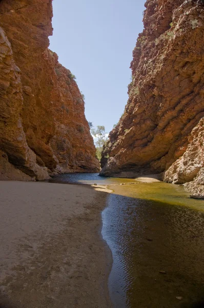 瓦尔帕峡谷在澳大利亚内陆地区 北领地 — 图库照片