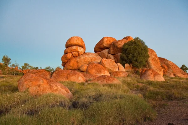 Djävulens Kulor Australiensiskt Outback Nordterritoriet — Stockfoto