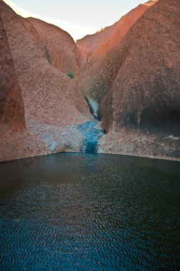 Avustralya kırmızı Merkezi, outback küçük bir göl