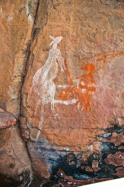 Aboriginal graffiti — Stock Photo, Image