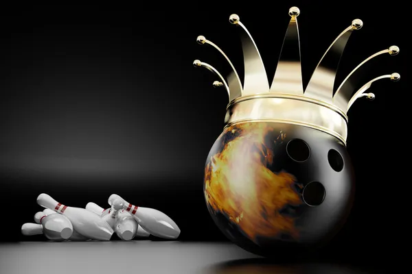 Koning van bowling — Stockfoto