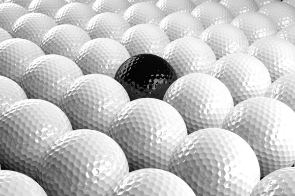 Grupo de pelotas de golf Fotos de stock