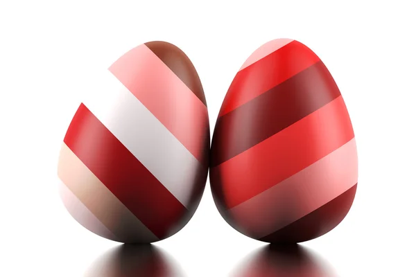 İki Paskalya yumurtası — Stok fotoğraf