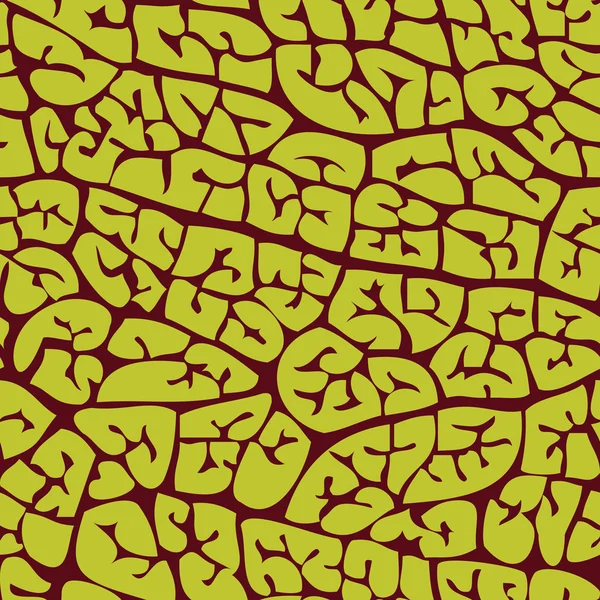 Nahtlose Blätter Makro Texturen. — Stockvektor