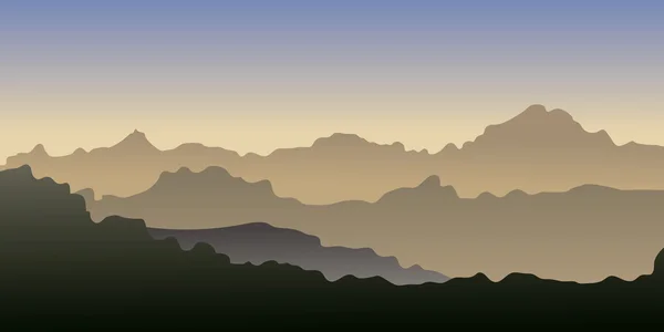 Montagnes. — Image vectorielle