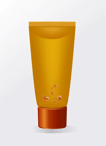 Ilustração de um tubo de cosmético. —  Vetores de Stock