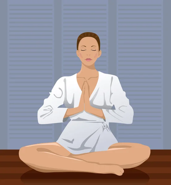 Profession par yoga — Image vectorielle