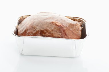 Baked meatloaf, Gebackener Leberkäs