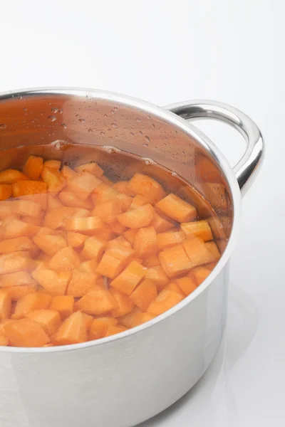 stock image Carrot soup, Karottensuppe