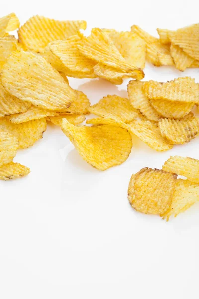 Hand Vol Aardappel Chips Kartoffelchips — Stockfoto