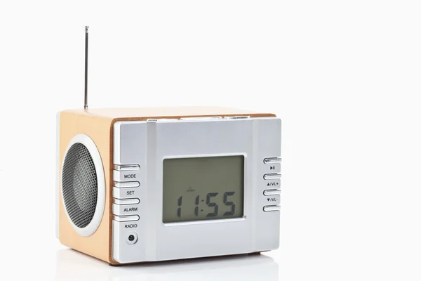 Radio z zegarem — Zdjęcie stockowe