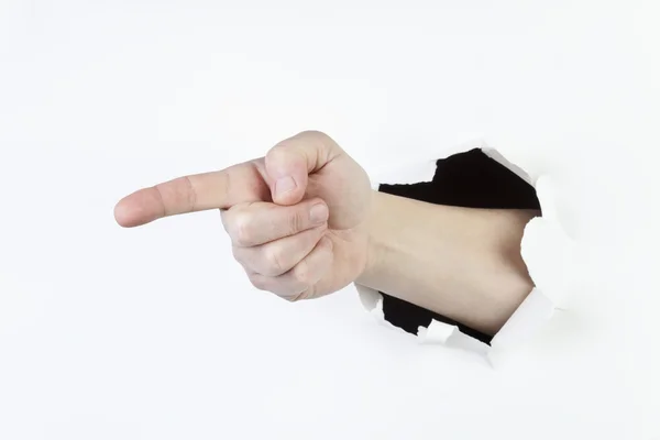 Zeigefinger, dedo índice —  Fotos de Stock