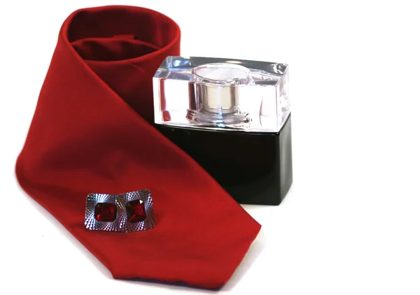 Червона шия краватку Стокова Картинка