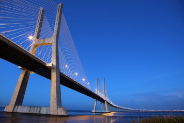 ponte vasco da gama Lizbon Avrupa'nın en uzun köprüsü olan