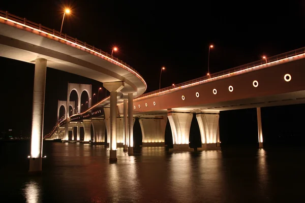 Мост Губернатора Нобре Карвалью Макао Китай Соединяет Материк Островом Котай — стоковое фото