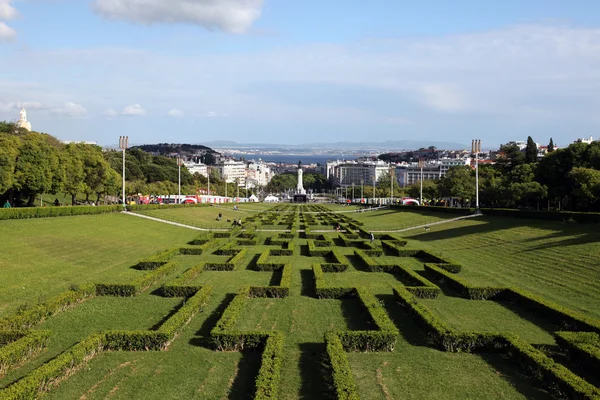 stock image Parque Eduardo VII in Lisbon