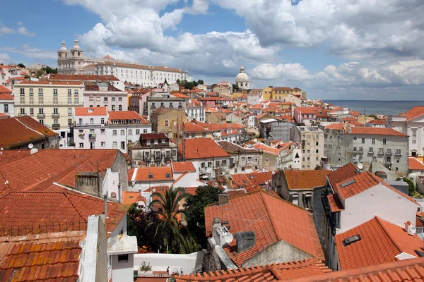 Alfama Lizbon Portekiz Başkentinin Eski Bölümüdür — Stok fotoğraf