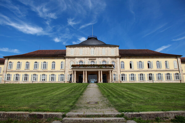 The Hohenheim Castle in Stuttgart Germany is home of the university today