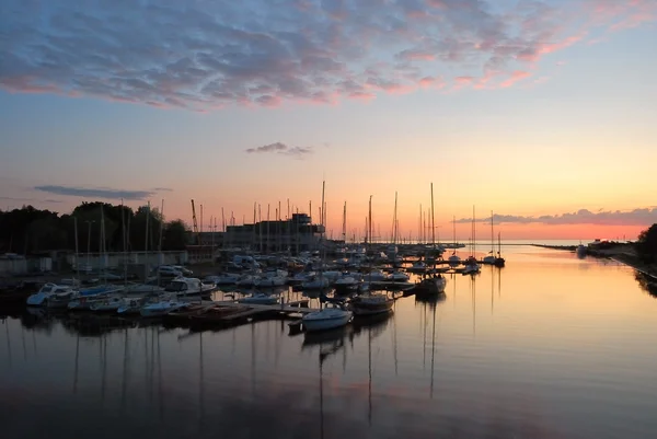 liman güzel günbatımı