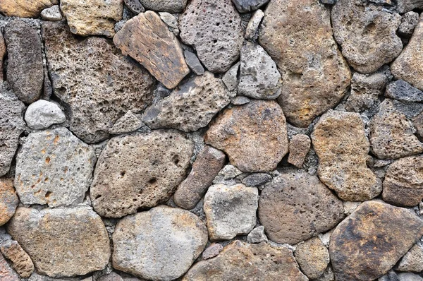 Unregelmäßige Natursteinmauer Formatfüllend — 图库照片
