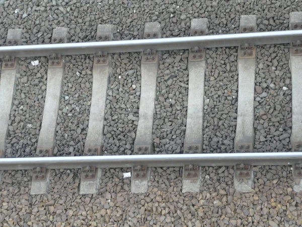 Vogelperspektive에서 Eisenbahnschiene 로열티 프리 스톡 이미지