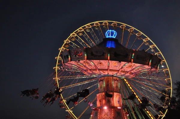 Riesenrad Bei Nacht — Stock Photo, Image