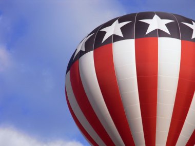 Heißluftballon stars and stripes