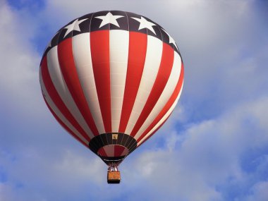 Heißluftballon stars and stripes