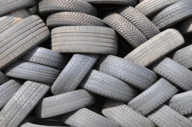 Worn tyres clipart