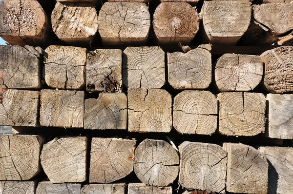 Construction timber — Stock Photo, Image