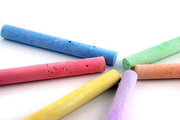 Colored chalks 1 — Stock Photo, Image