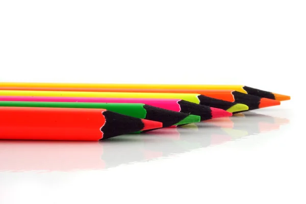 Neon pencils 1 — Stock Photo, Image