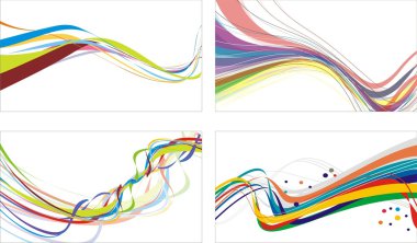 Colored lines clipart