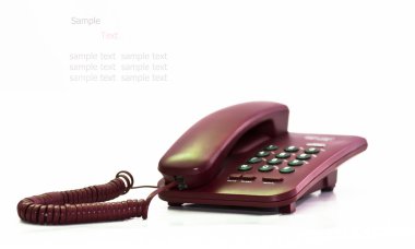 Office phone or home phone use to communicate with who live away from us. clipart