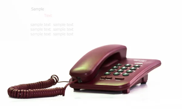 Biuro Telefon Albo Ognisko Domowe Telefon Używać Komunikowania Się Kim — Zdjęcie stockowe