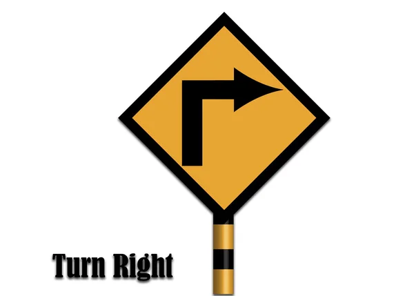 Turn right — Stock Photo, Image