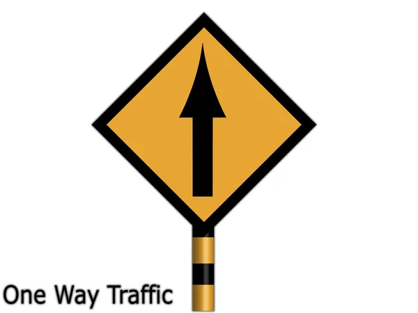 One way traffic — Stock Photo, Image