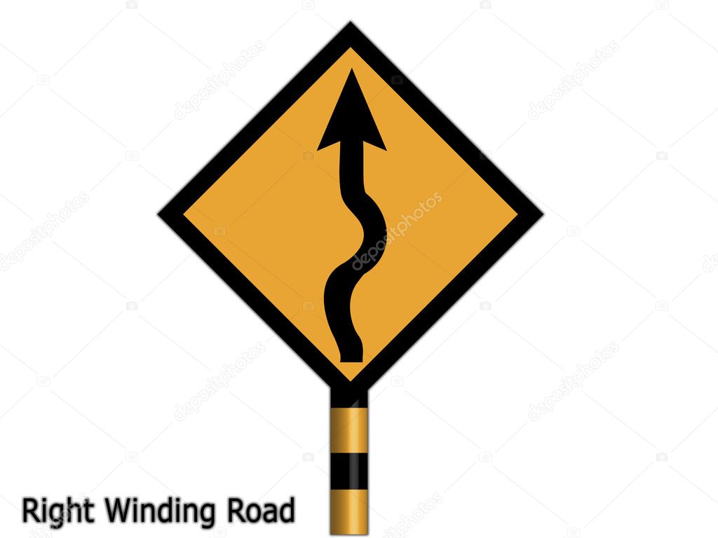 Right winding road
