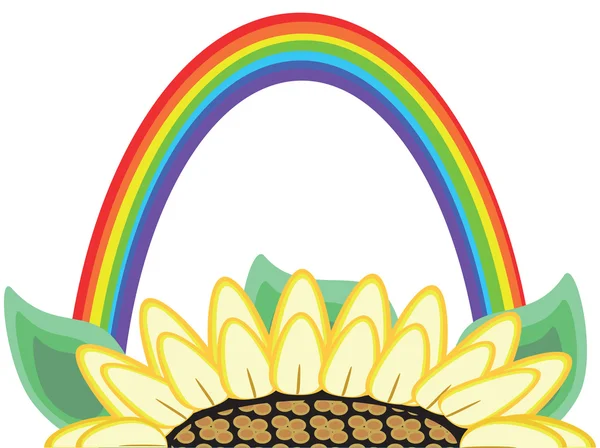 Květina Rainbow — Stockový vektor