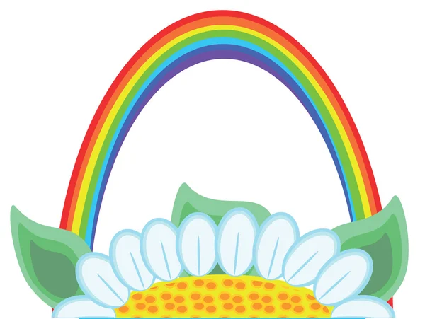 Flower Rainbow — Stock Vector