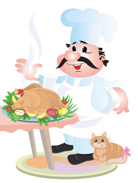 Cook proffesional — Stock Vector