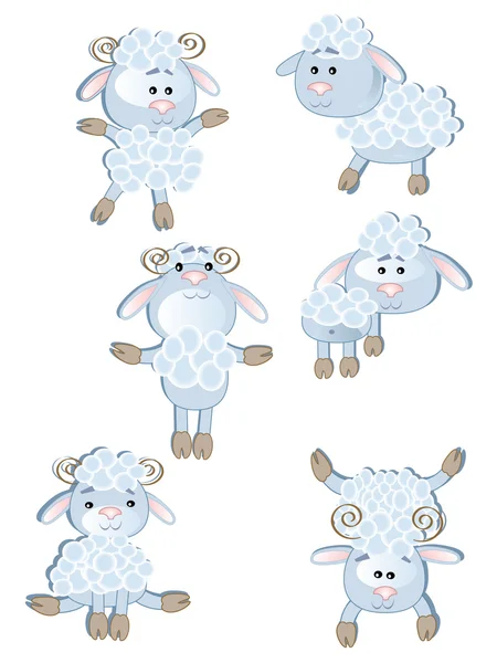 Conjunto de ovinos — Fotografia de Stock